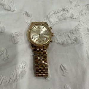 Yellow Gold Michael Kors Watch